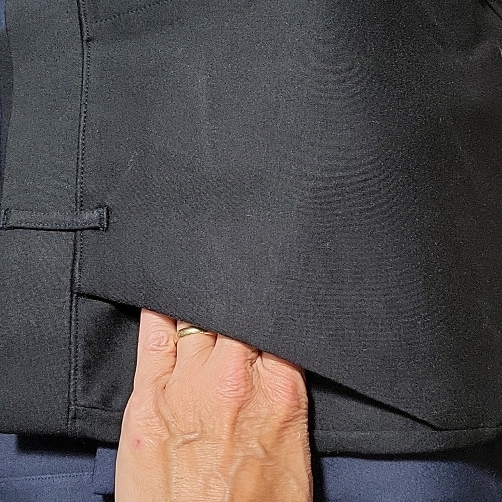 Quince OPEN SLANT SIDE POCKET Ultra Stretch BLACK OR NAVY Many Sizes Avail. - Picture 2 of 6